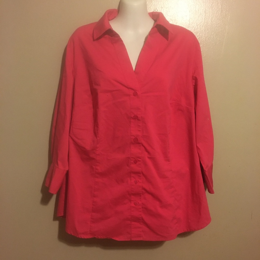 🥳Worthington Stretch Pink Top